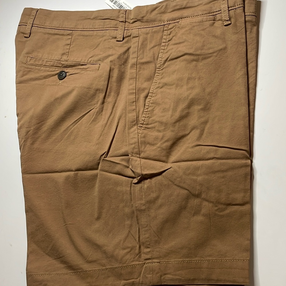 Goodthreads Men’s flat front shorts Dark khaki brown 36W NWT